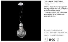 Pendul super modern diametru 20 cm LUCE MAX SP1 Small 033679