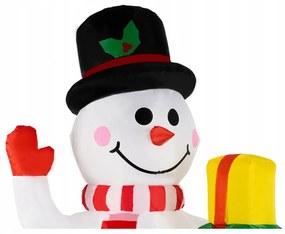 Om de zăpadă gonflabil LED 155 cm