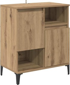 vidaXL Bufet Stejar Artizanal 60 x 35 x 70 cm Lemn compozit