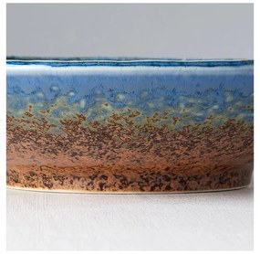 Farfurie adâncă din ceramică MIJ Earth &amp; Sky, ø 24 cm, bej - albastru