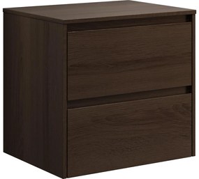 Dulap de baie TRONDHEIM pentru chiuvetă, 60 cm, finisaj nuc