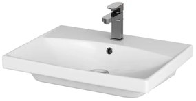 Cersanit S801-142-DSM - Dulap suspendat pentru baie cu lavoar LARA CITY 60, alb