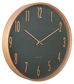 Karlsson 5996GR ceas de perete cu design verde,diametru 40 cm