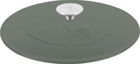 Cratiță din fontă emailată Berlinger Haus BH 6262, cu capac, 26 cm, verde mat