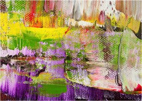 Tablou pe sticlă cu abstracție - pictura (70x50 cm)