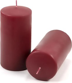 Set de lumânări , 15 cm, Ø 7,5 cm, culoare vinovou, 4