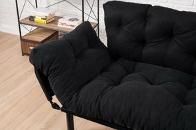 Canapea extensibilă Nitta Black