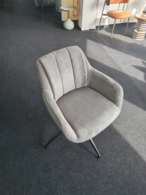 SCAUN ROTATIV TIP FOTOLIU RIGA - GRI