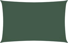 vidaXL Parasolar verde închis 2x4,5 m țesătură oxford dreptunghiular