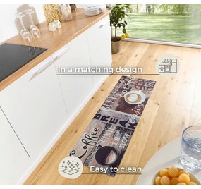 Covor maro de tip traversă 50x150 cm Enjoy Coffee Break – Hanse Home