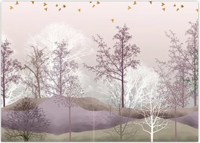 Tablou cu pădure (70x50 cm)