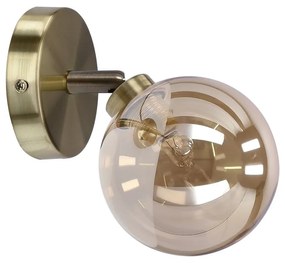 Aplică de perete în culoarea bronz ø 10 cm Rodia – Candellux Lighting