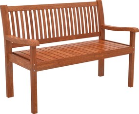 Outsunny Banc de grădină Banc exterior 2 locuri cu husă impermeabilă și spătar ergonomic Lemn maro deschis | Aosom Romania