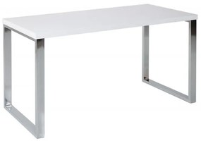 Birou elegant White Desk 120x60cm alb