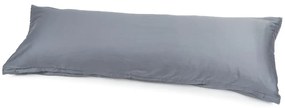 Faţă de pernă 4Home, pentru pernă de relaxare Soţ de rezervă, satin gri, 50 x 150 cm