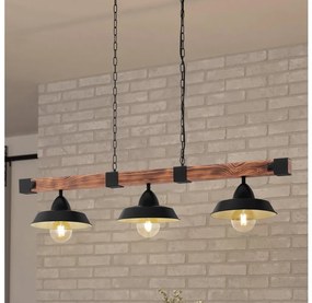 Eglo 44086 - Candelabru OLDBURY pe lanț, 3xE27/60W/230V