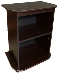 Comoda TV pe role, wenge, 69 x 80 x 45 cm
