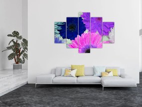 Tablou cu flori colorate (150x105 cm)