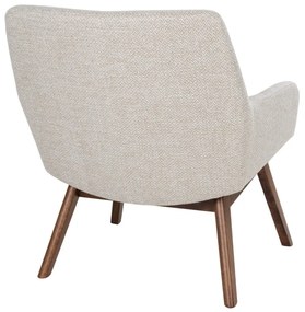Fotoliu din lemn de nuc House Nordic London, maro bej