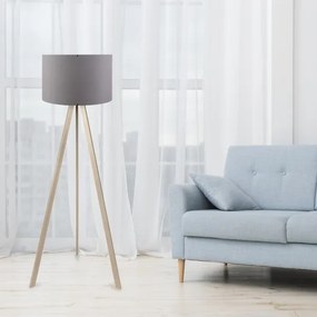 Lampadar AYD 1xE27/60W/230V gri/bej