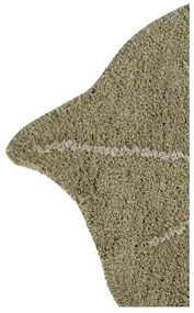 Covor pentru copii kaki lavabil/țesut manual din bumbac 120x180 cm Monstera Olive – Lorena Canals