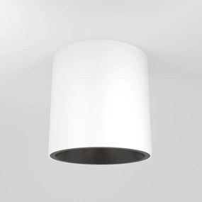Spot LED aplicat, plafoniera design tehnic Alfa alb 7cm, 4000K