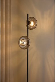 Osram - Lampă de podea DECOR SMOKE 2xE14/12W/230V negru/gri fumuriu