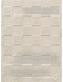 Covor crem țesut manual din lână 160x230 cm Scala – Villeroy&amp;Boch