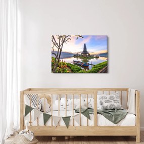 Tablou - Templul Pura Bratan (90x60 cm)