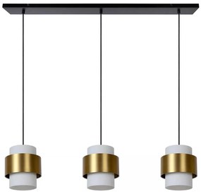 Lustră pe cablu Lucide 45497/03/02 FIRMIN 3xE27/40W/230V auriu