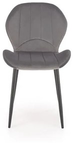 Set 4 scaune K538 velvet gri