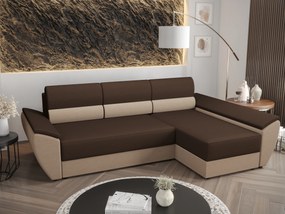 Colțar Radiant L3 (Maro închis + bej) (D). 1057472