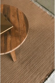 Covor galben ocru țesut manual din bumbac 200x300 cm Handloom – Lorena Canals