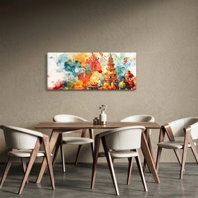 Tablou - Ilustrație în acuarelă (120x50 cm)