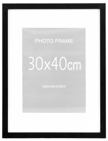 Set rame foto Marbella, 7 negre și 8 naturale 30X40 cm