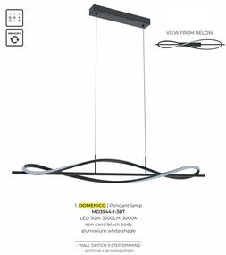 Lustra moderna suspendata LED DOMENICO
