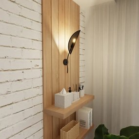 Aplică LOTUS 1xE14/10W/230V negru/auriu