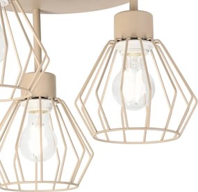 Plafonieră aplicată AUDREY 3xE27/15W/230V bej