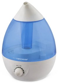 Umidificator Esperanza EHA005, 25W, 40 m², 6 L, 3 trepte, 300 ml/h, Alb/Albastru