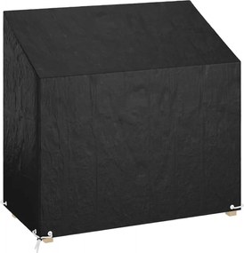 vidaXL Husă scaun grădină, 8 ocheți, 130x70x70/88 cm, polietilenă