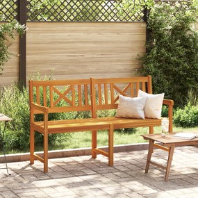vidaXL Bancă de grădină Maro 150 x 56 x 90cm Lemn masiv de acacia