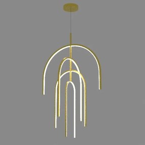 Lustra LED design modern Lora auriu