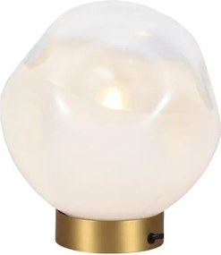 Lampă de masă VANA 1xE27/40W/230V crem/auriu