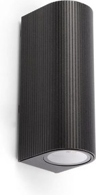 Aplica perete exterior IP65, 2xGU10 ESTELA negru