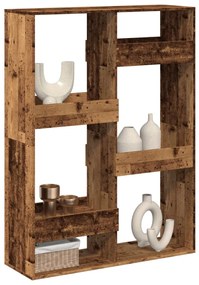 vidaXL Separator de cameră, lemn vechi, 100x33x135 cm, lemn prelucrat