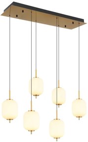 Lustră LED pe cablu Globo 15217-6 EWALD 6xLED/6,7W/230V