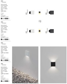 Spot LED incastrat iluminat exterior ambiental IP67 IKO negru