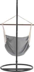 Scaun balansoar suspendabil, alb/gri, LINDO NEW