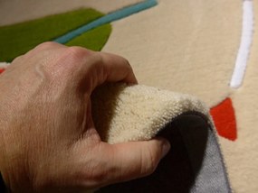 Covor copii cu fire fluorescente ce stralucesc in intuneric, Spirit-Glowy 130cm 3141-17 AE