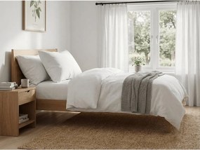 Fata de perna creponata DENYX 70x90 cm alb